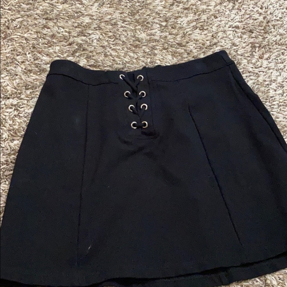 Black high waisted skirt